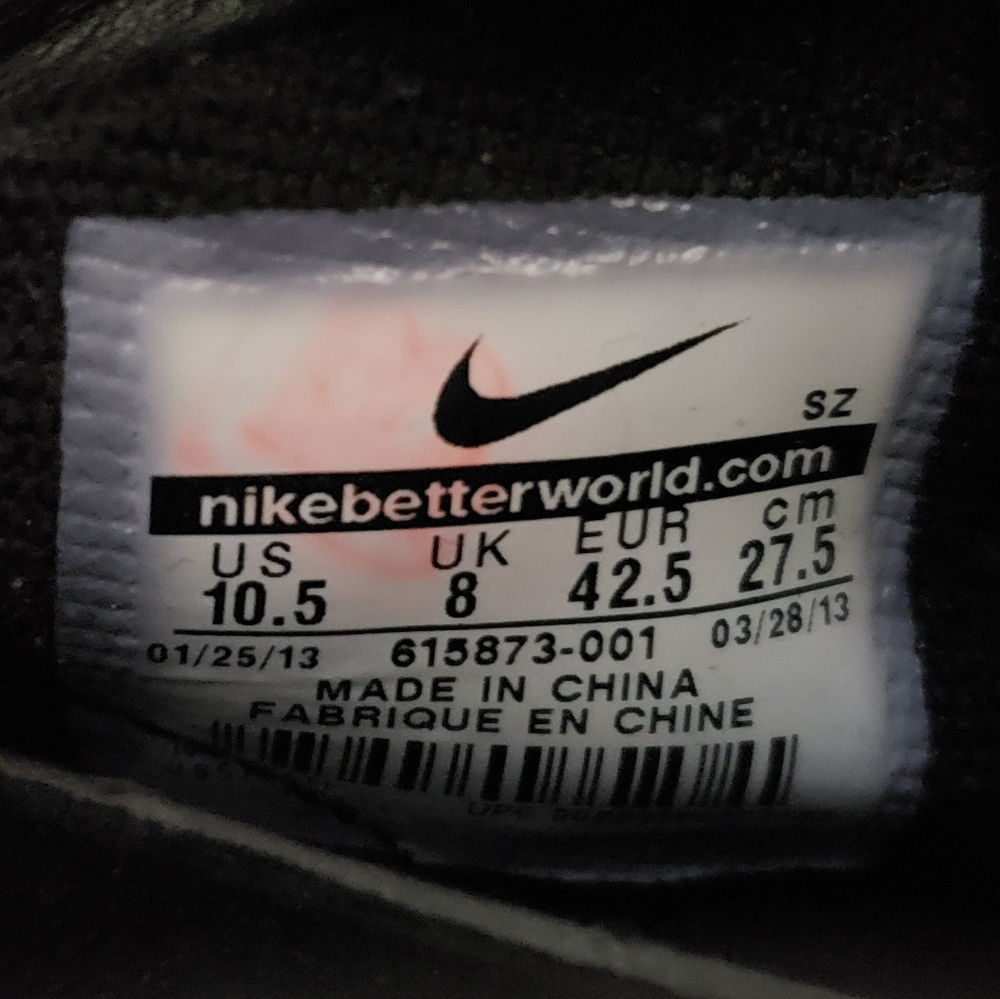 Nike Dunk Sky Hi Studded Hidden Wedge Sneakers Black Gold Metallic Studd… - Picture 9 of 11